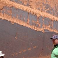 Petroglyphs in Glenn Canyon below Glenn Canyon Dam